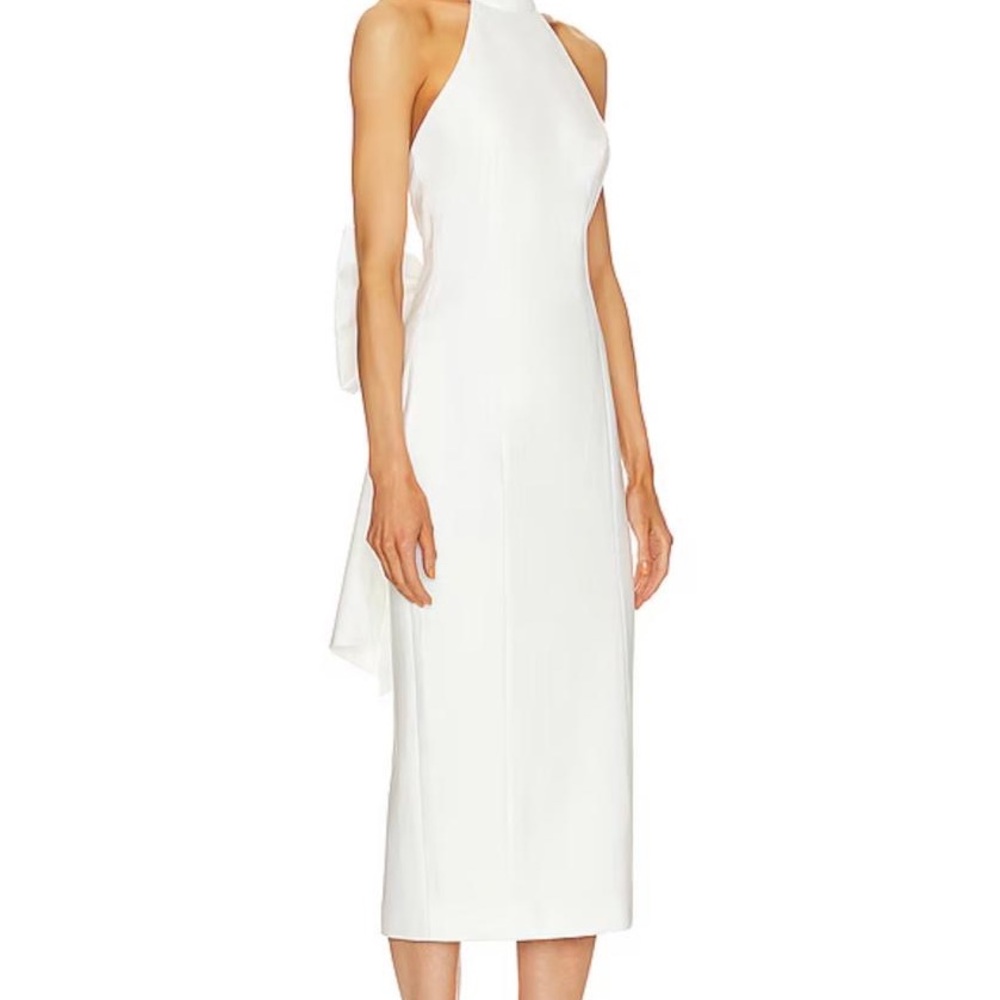 Elliatt White Backless Halter Dress